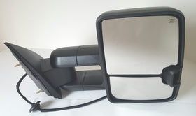 Towing Mirror Fits 2014 - 2018 Passenger Side Power Heated with Signal - 0