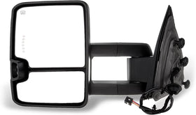 Towing mirror for Silverado Sierra 14 - 18 Driver side LH Power heated turn Signal - 0