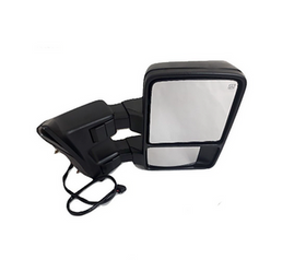 Towing mirror for Ford F250 F350 F450 08 - 16 Passenger Side Chrome Power Heated - Tecman Automotive inc