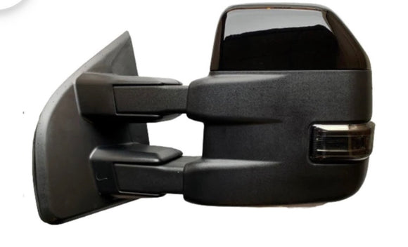 Towing mirror fits Ford F-150 2015 - 2020 8 pins Power Heated  Smoked Signals temp sensor Driver side