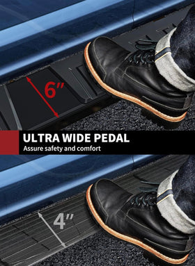 Cheetah Pro Running boards side steps for Ford Superduty F250 F350 2017 - 2025 Black Crew cab - 0