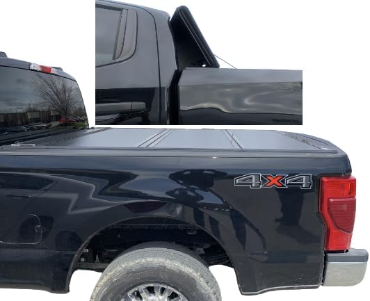 Cheetah-Pro FB Series Flip Back Hard Trifold Tonneau Cover for Ford F250 F350 2017-2025 6.8FT