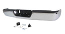 NEW Steel Rear Bumper Face Bar for 2009-2018 Dodge Ram 1500 Series CH1103117 W/O dual exhaust w/o Sensor holes Chrome-3
