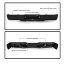 Rear Complete bumper assembly for Ford F-150 2009 - 2014 w/o sensor holes-3