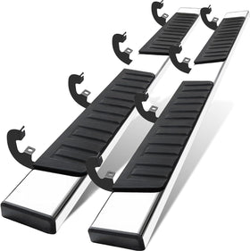 Cheetah pro Running Boards Compatible with 2019-2024 Chevy Silverado/GMC Sierra 1500, 2020-2024 Silverado/Sierra 2500HD 3500HD Side Steps Nerf Bars (Excl. 2019 1500 LD) Chrome