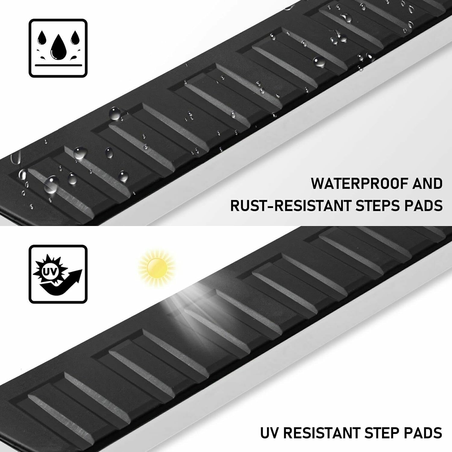 Cheetah pro Running boards for Ram 2009 -2018 1500 ( 2019 - 2024 Classic ) ( 2010 - 2024 2500 3500 )Chrome stainless steel