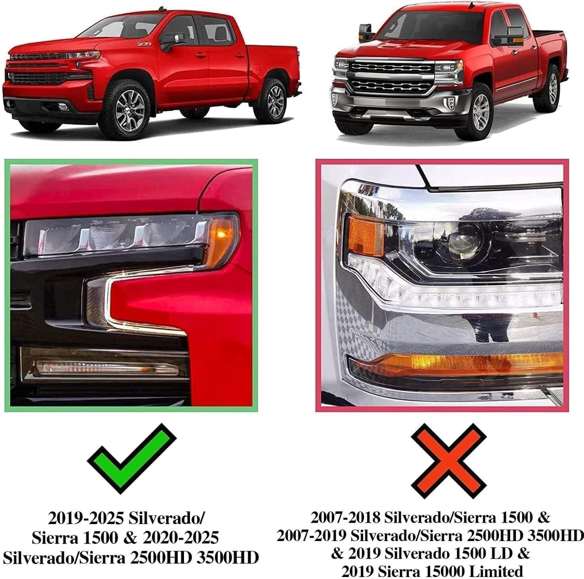SMANOW Running Boards Compatible with 2019-2024 Chevy Silverado/GMC SMANOW Running Boards Compatible with 2019-2024 Chevy Silverado/GMC