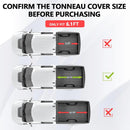 Cheetah-Pro FB Series Flip Back Hard Trifold Tonneau Cover for Nissan Frontier 6FT 2015 -2025-7