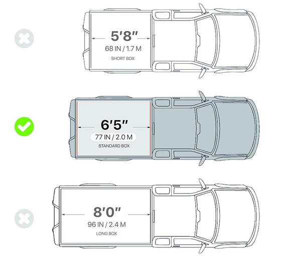 Cheetah Pro Tonneau cover Truck Bed Cover for  Chevy Silverado GMC Sierra 2019 - 2025 1500 6.5FT