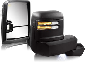 Tow mirrors set for Silverado 1500 2019 - 2024 power heated turn Signal - 0