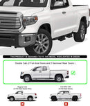 Drop Steps Running Boards Side Steps IA20NJI7B Compatible with Toyota Tundra 2007-2021 Double Cab (Nerf Bars Side Bars)-2