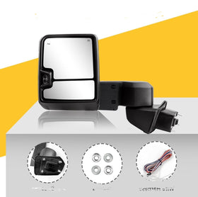 Tecman driver side Tow mirror for Silverado 1500 2019 - 2024 power heated turn Signal - 0