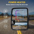 Towing Mirrors for 1999 2000 2001 2002 Chevy Silverado Suburban Tahoe GMC Sierra Yukon with Power Glass Arrow Turn Signal Light Heated Backup Lamp Extendable Pair Set-4