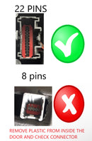 Side mirror fits Ford F-150 2015 - 2020 22 pins Power Heated  Signals temp sensor Passenger side RH-3