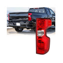 Tail Light Assembly Compatible with 2019 2020 2021 2022 Chevy Silverado 1500 GM2800308 Braking Lamps, Bulbs and Harness Included, Rear Right Side Replacement.-1
