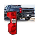 Tail Light Rear Lamp Compatible With 2019 2020 2021 2022 2023 Chevy Silverado 1500 2500HD 3500HD Halogen Type NON-LED Model Left Driver Side Taillight Brake Signal Assembly with Bulb & Harness-1
