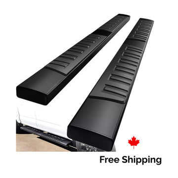Cheetah pro Running boards side steps Nerf bars for Toyota Tacoma 2005 - 2023 Black 6” Crew cab / double cab