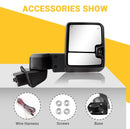 Tecman passenger side Tow mirror for Silverado 1500 2019 - 2024 power heated turn Signal-2