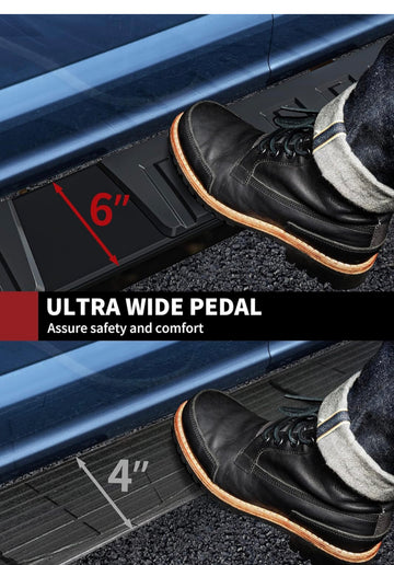 Cheetah Pro Running Boards Black Textured 6" wide for Ram 1500 2019 - 2025 New body Crew cab - 0