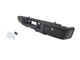 Rear Bumper for GMC Sierra Chevy Silverado 2007 - 2013 black with sensor holes GM1103149 - 0