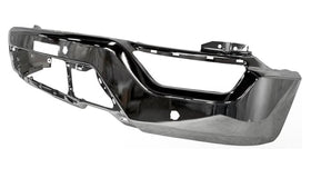 Tecman Front bumper face bar steel for Ford F150 2021-2023 chrome with 4 sensor holes FO1002464