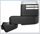 Driver Sidr LH Tow mirror for Silverado 1500 2019 - 2024 power heated turn Signal Chrome-2