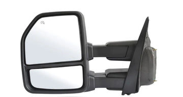 Towing mirror fits Ford F-150 2015 - 2020 8 pins Power Heated  Smoked Signals temp sensor Driver side - 0