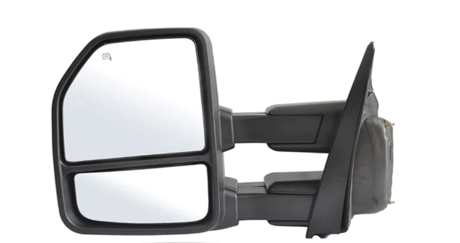 Towing mirror fits Ford F-150 2015 - 2020 8 pins Power Heated  Smoked Signals temp sensor Driver side - 0