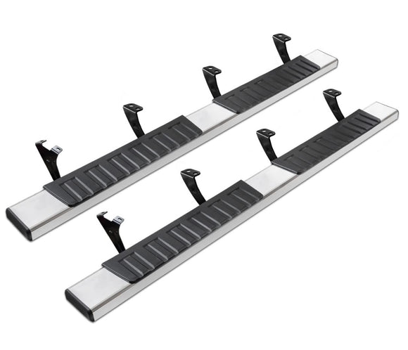 Cheetah pro Running boards side steps nerf bars Chrome for Toyota Tundra 2022 - 2025 Black 6” Extended/ Double cab