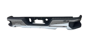 Rear Bumper for Silverado GMC Sierra 2019-2023 1500 Chrome Without/Park assist sensor holes W/Dual Exhaust Partlink GM1102576 - 0