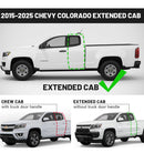 Cheetah 6 Inches Running Boards Compatible with 2015-2025 Chevrolet Colorado/GMC Canyon Extended Cab, Stainless steel  Chrome-6
