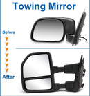 Towing mirrors for Ford F250 F350 F450 F550. Superduty Power heated , turn Signal 1999 - 2016-4