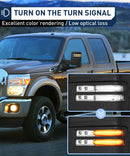 Tecman Tow mirror driver side for Silverado Sierra 2500 3500 Power heated turn signal-4