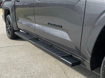 Cheetah pro Running boards side steps nerf bars for Toyota Tundra 2022 - 2025 Black 6” Extended/ Double cab - 0