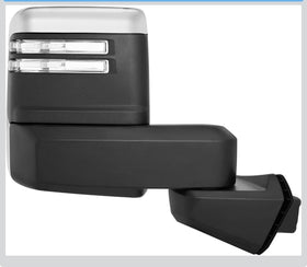 Passenger side RH Tow mirror for Silverado 1500 2019 - 2024 power heated turn Signal Chrome