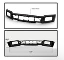 For 2018-2020 Ford F150 Pickup Truck Black Primered Steel Front Bumper Face Bar w/Fog Light Holes Replacement FO1002429-2