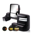Switch back Tow mirrors set for Silverado 1500 2019 - 2024 power heated turn Signal-1