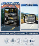 Tecman Tow mirror passenger side for Silverado Sierra 2500 3500 Power heated turn signal-5