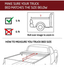 Cheetah pro FB series hard trifold tonneau cover for Tacoma 5FT-7