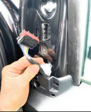 Power Folding Towing mirrors for Ford f150 2015 -2020 Power heated Blind spot monitor Temperature sensor puddle lights chrome-4