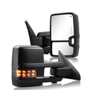Towing Mirrors Fits Dodge Ram 2009-2018 (2019-22 Classic) Black Pair Power Heated-1