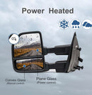 Towing mirrors for Ford F-150 2007 - 2014 Power, heated , Marker light turn signal. Puddle lights .-3