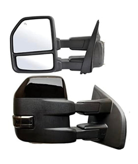 Towing mirrors fits Ford F-150 2015 - 2020 22 pins Power Heated  Smoked Signals temp sensor - 0