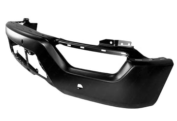 Tecman Front bumper face bar steel for Ford F150 2021-2023 smooth black with 4 sensor holes FO1002462 - 0