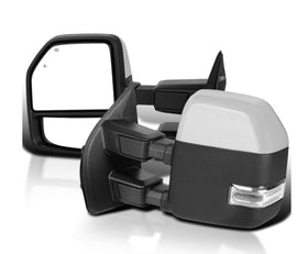 Towing mirrors for Ford f150 2021 - 2025 Power heated Blind spot monitor puddle lights chrome