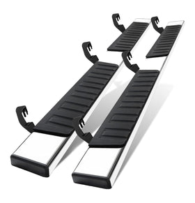 Cheetah 6 Inches Running Boards Compatible with 2015-2025 Chevrolet Colorado/GMC Canyon Crew Cab, Stainless steel  Chrome