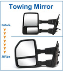 Towing mirrors for Ford F250 F350 F450 F550. Superduty Power heated , turn Signal 1999 - 2016-5