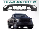 Tecman Front bumper face bar steel for Ford F150 2021-2023 smooth black without sensor holes FO1002461-3