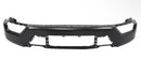 Tecman Front bumper face bar steel for Ford F150 2021-2023 smooth black without sensor holes FO1002461-1