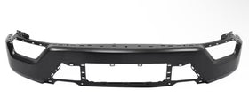Tecman Front bumper face bar steel for Ford F150 2021-2023 smooth black without sensor holes FO1002461